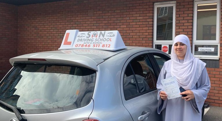 Another of our satisfied clients at SN Driving Schools, Luton